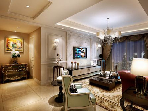 室内客厅装修工程案例